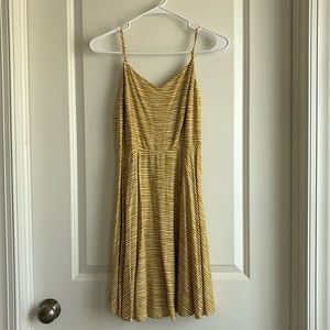 Old Navy Yellow Striped Dress